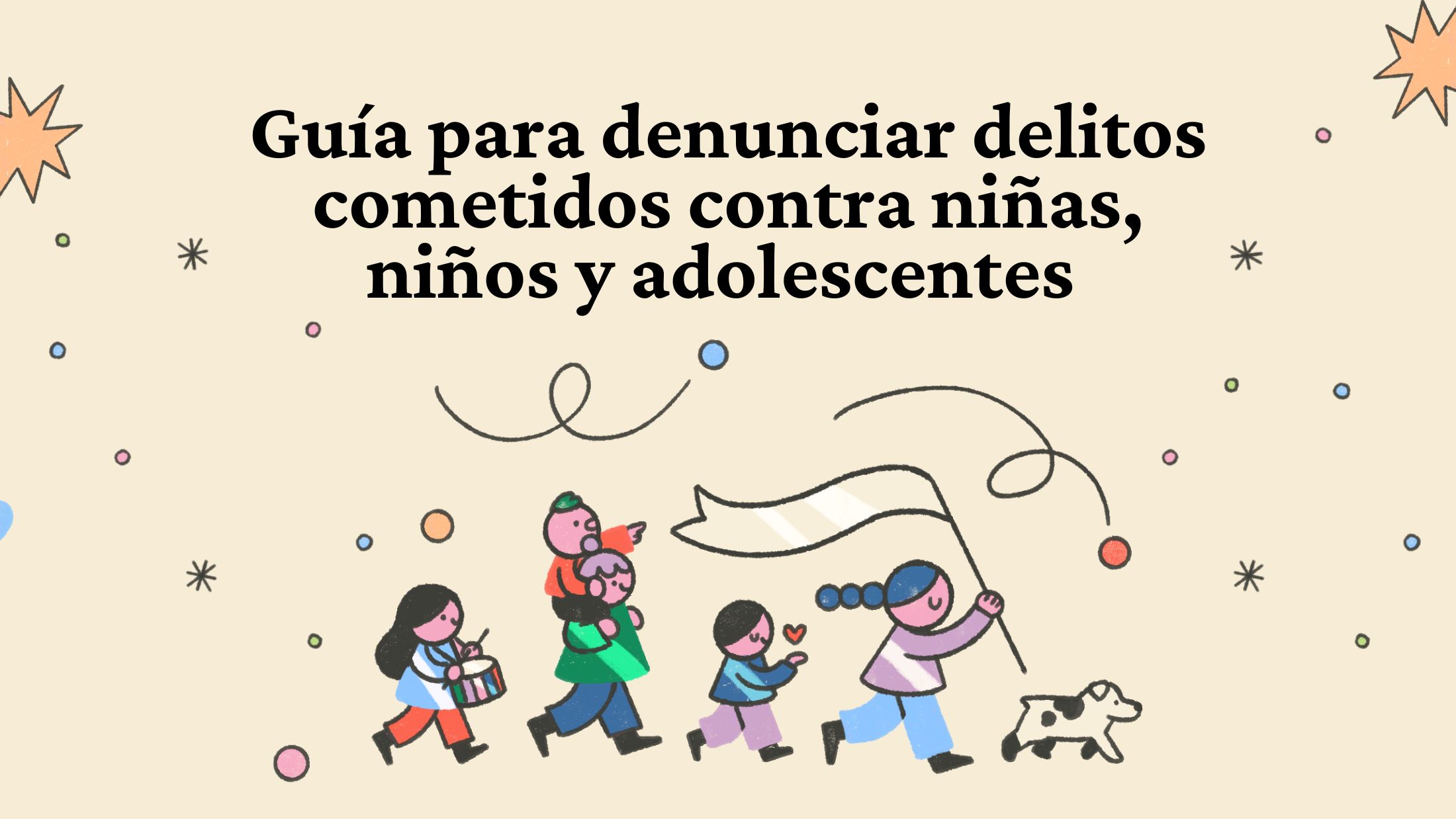 Guía para denunciar delitos cometidos contra niñas, niños y adolescentes_